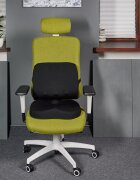 Suporto Set perna pentru sezut si perna lombara Compact negru
