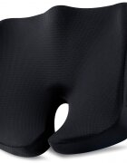 Suporto Set perna sezut confort si perna lombara compact Negru