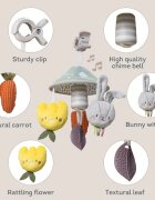 TAF TOYS Jucarie pentru carucior Mini Carusel urban garden