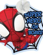 TataWay Semn de avertizare Baby on Board Spiderman Super Hero On Board