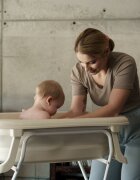 TEGA BABY Cadita pliabila cu dop de scurgere si termometru Natural Linen