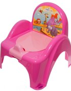TEGA BABY Mini toaleta Safari roz