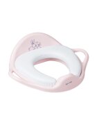 TEGA BABY Reductor pentru toaleta moale Little Bunny roz