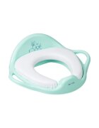 TEGA BABY Reductor pentru toaleta moale Little Bunny verde