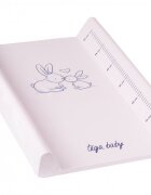 TEGA BABY Salteluta de infasat cu intaritura 70x50 cm Iepuras roz