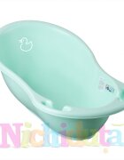 TEGA BABY Set cadita 102 cm cu senzor de temperatura si suport anatomic Duck Mint