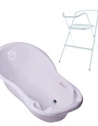 TEGA BABY Set Cadita 102 cm cu suport metalic Duck Mov
