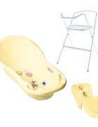 TEGA BABY Set Cadita 102cm cu suport metalic si suport anatomic Forest Galben