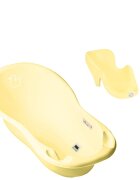 TEGA BABY Set cadita 86 cm cu senzor de temperatura si suport anatomic Duck Galben