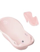TEGA BABY Set cadita 86 cm cu senzor de temperatura si suport anatomic Duck Roz