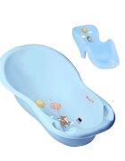 TEGA BABY Set cadita 86 cm cu senzor de temperatura si suport anatomic Forest Albastru