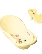 TEGA BABY Set cadita 86 cm cu senzor de temperatura si suport anatomic Forest Galben