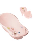 TEGA BABY Set cadita 86 cm cu senzor de temperatura si suport anatomic Forest Roz