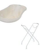 TEGA BABY Set Cadita anatomica cu suport metalic Komfort Pearl