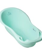 TEGA BABY Set Cadita Little Bunnies 102cm cu Suport metalic si Suport Anatomic Mint