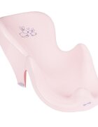 TEGA BABY Set Cadita Little Bunnies 102cm cu Suport metalic si Suport Anatomic Roz