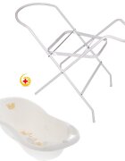 TEGA BABY Set cadita Lux Bear 102 cm Alb cu suport cadita