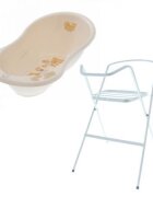 TEGA BABY Set cadita Lux Bear 102 cm Beige cu suport cadita