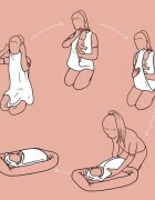 Texpol Prosop din fibra de bambus cu gluga pentru bebelusi si copii Hands-free Princess Pink 85x85cm