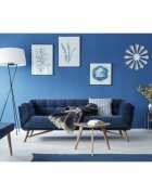 TFA Ceas de perete analog creat de designer model Astro argintiu metalic mat