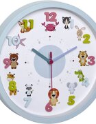 TFA Ceas de perete pentru copii silentios cu animale si cifre 3D Little Animals 60.3051.14