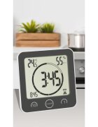 TFA Ceas digital cu timer si termohigrometru pentru bucatarie si baie 60.4001.10