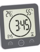 TFA Ceas digital cu timer si termohigrometru pentru bucatarie si baie 60.4001.10