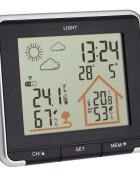 TFA Statie meteo wireless Life 35.1153.01 cu transmitator wireless extern inclus negru