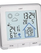 TFA Statie meteo wireless Life 35.1153.02 cu transmitator wireless extern inclus alb
