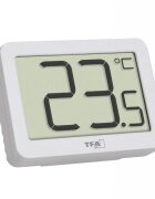 TFA Termometru digital de camera cu suport magnetic alb