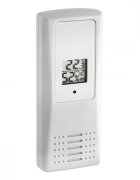 TFA Transmitator wireless digital pentru temperatura si umiditate afisaj LCD alb
