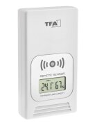 TFA Transmitator wireless digital pentru temperatura si umiditate afisaj LCD alb