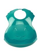 Thermobaby Baveta din plastic moale Deep Peacock