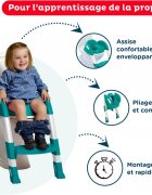 Thermobaby Reductor pentru toaleta cu scarita Kiddyloo Deep Peacock