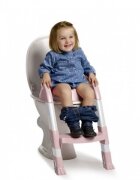 Thermobaby Reductor pentru toaleta cu scarita Kiddyloo Powder Pink