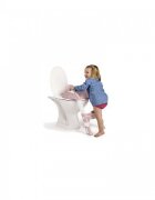 Thermobaby Reductor pentru toaleta cu scarita Kiddyloo Powder Pink