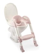 Thermobaby Reductor pentru toaleta cu scarita Kiddyloo Powder Pink