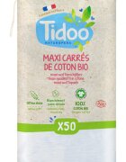 Tidoo Dischete din bumbac Bio pentru copii 50 bucati