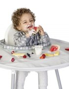 TIDY TOT Kit hranire Baveta si tava Gri