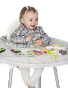 TIDY TOT Kit hranire Baveta si tava Gri