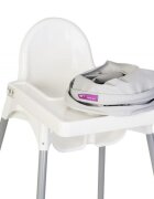 TIDY TOT Kit hranire Baveta si tava Gri