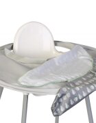TIDY TOT Kit hranire Baveta si tava Gri