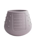TIDY TOT Pahar sandmauve din silicon Fleur de Jardin 50 ml