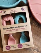 TIDY TOT Set lingurite din silicon Bufnita si vulpita