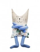 TIKNIK Papusa perna hand made pentru copii Motanul Felix 80 cm