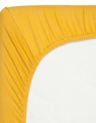 Timboo Cearsaf din bambus cu elastic 90 x 200 cm ocher