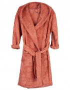 Timboo Halat de baie frotir din bambus pentru copii 8-10 ani Apricot Blush