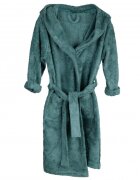 Timboo Halat de baie frotir din bambus pentru copii 8-10 ani Aspen Green