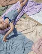 Timboo Prosop bambus Riviera Blue 50x74 cm