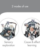 TINY LOVE Jucarie carucior arcada sunny stroll black white decor